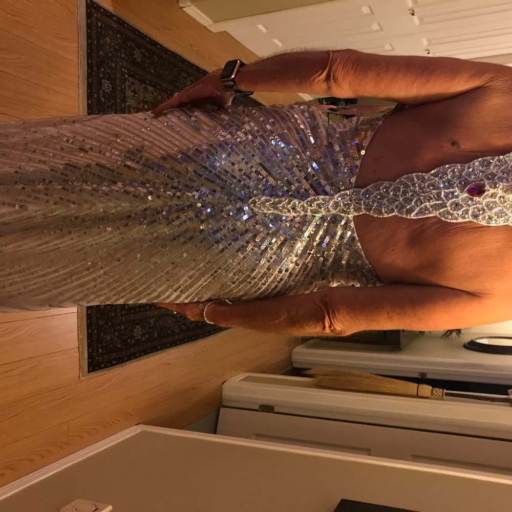 Sequinned gown - Picture 5 of 5
